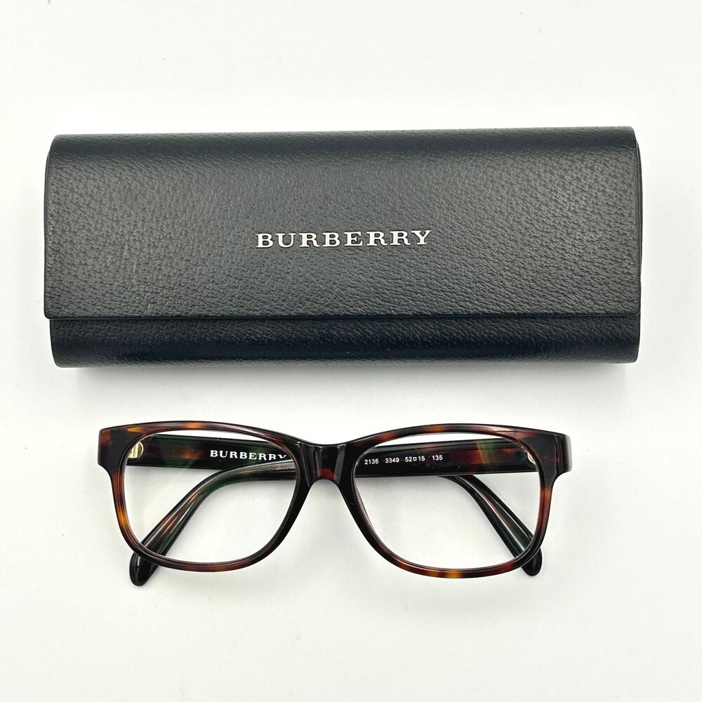 Burberry Eyeglasses Frames Brown Tortoiseshell Pl… - image 3